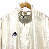 Adidas White Windbreaker