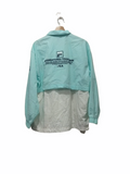 FILA Light Blue Embroidered Windbreaker